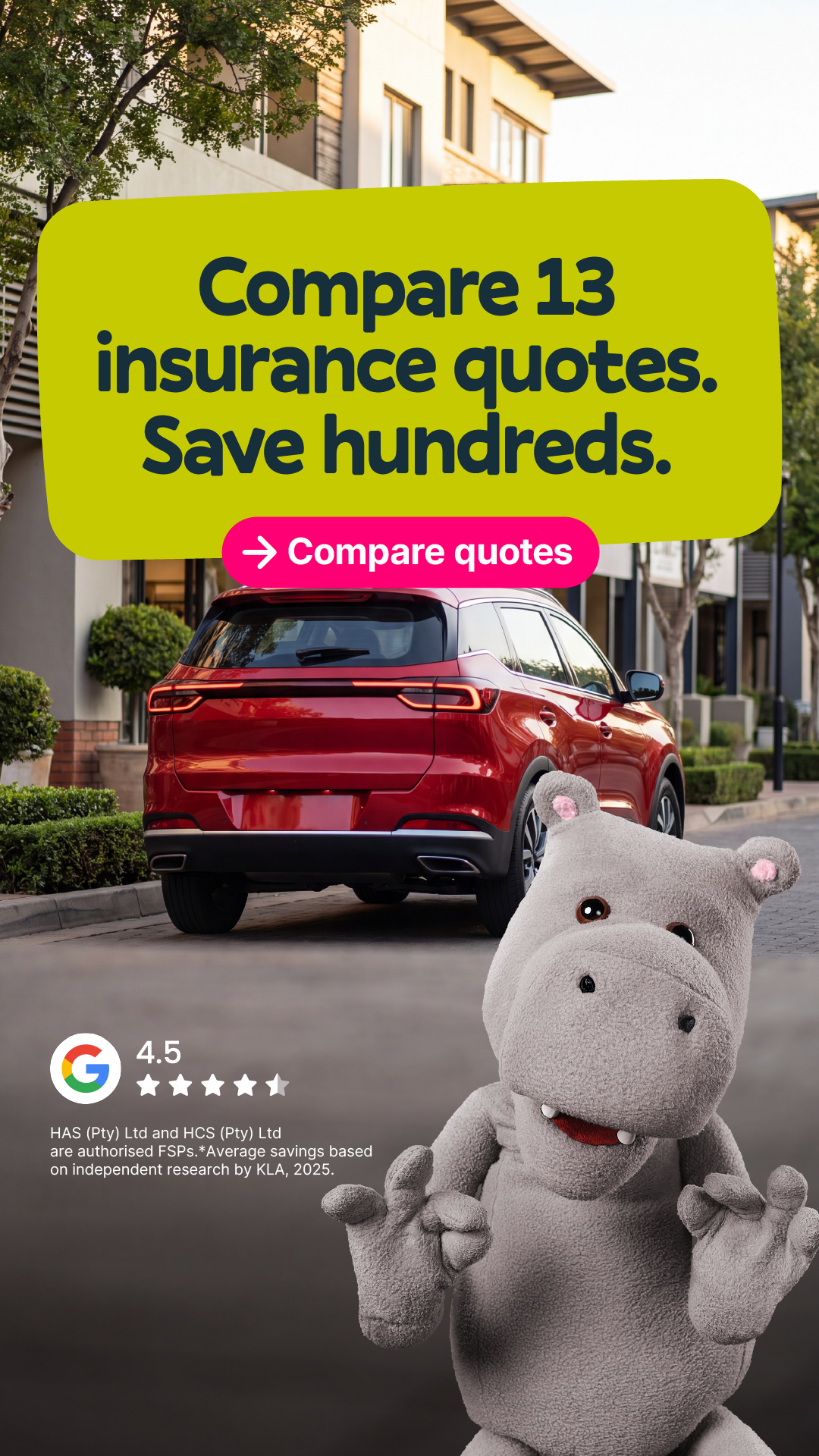 Hippo.co.za Facebook ad