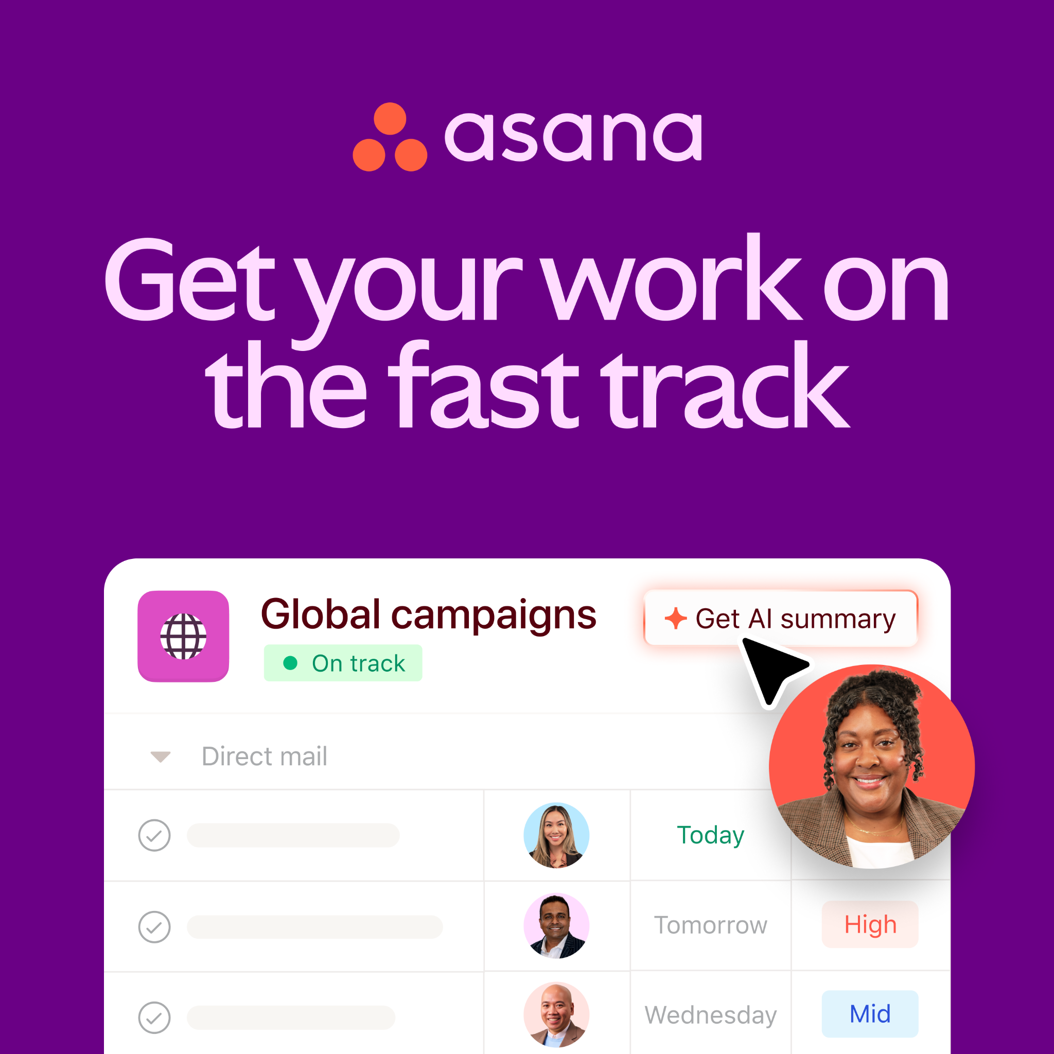 Asana Facebook ad