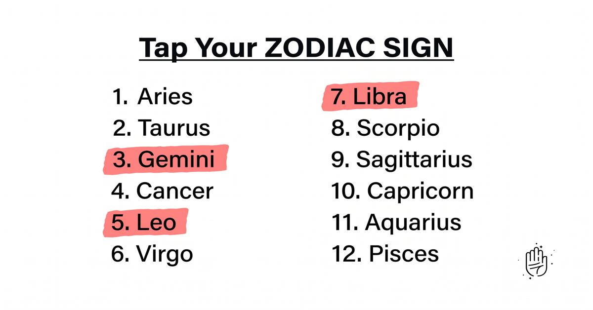 Zodiac Unveiled Daily Facebook ad