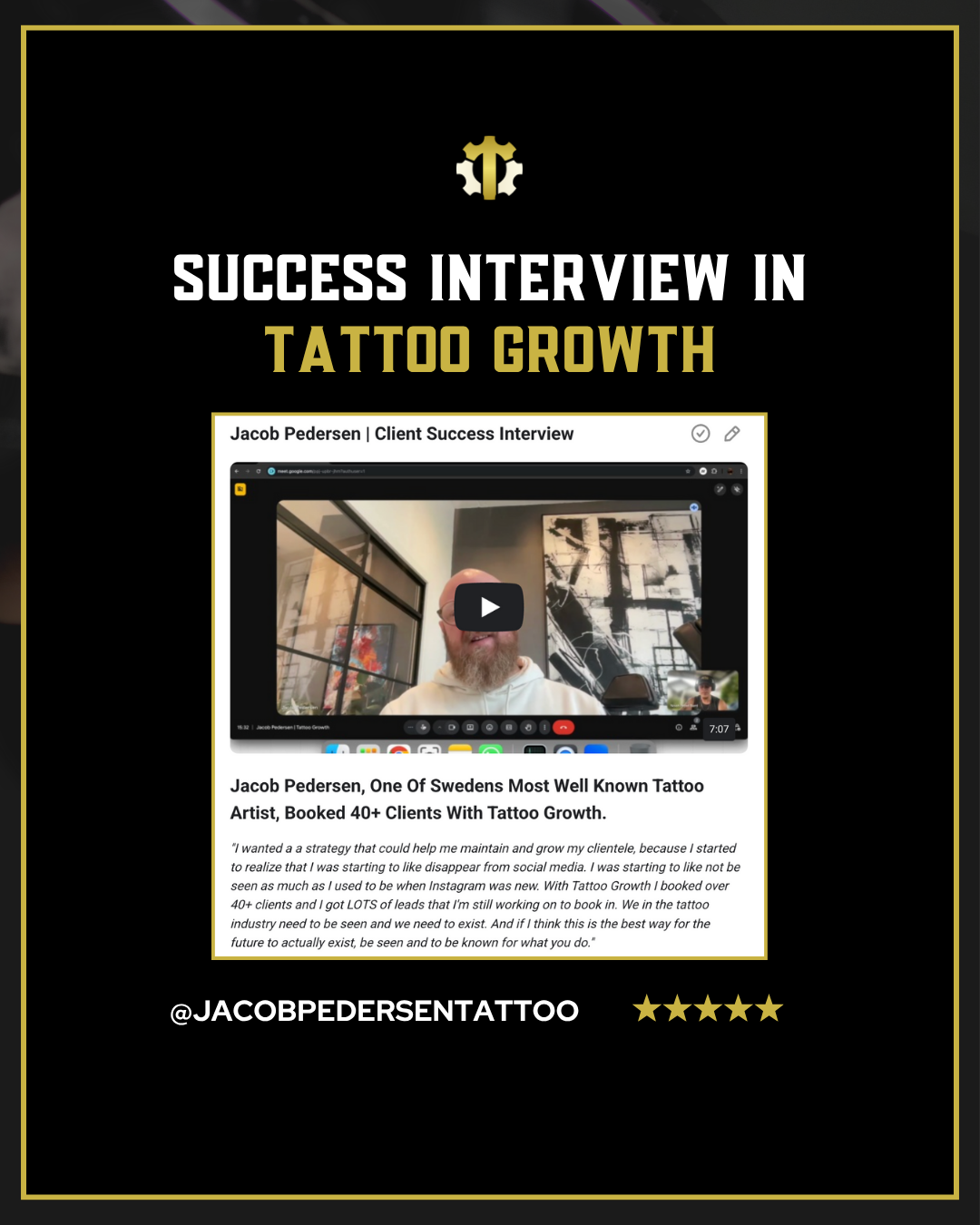 Tattoo Growth Facebook ad