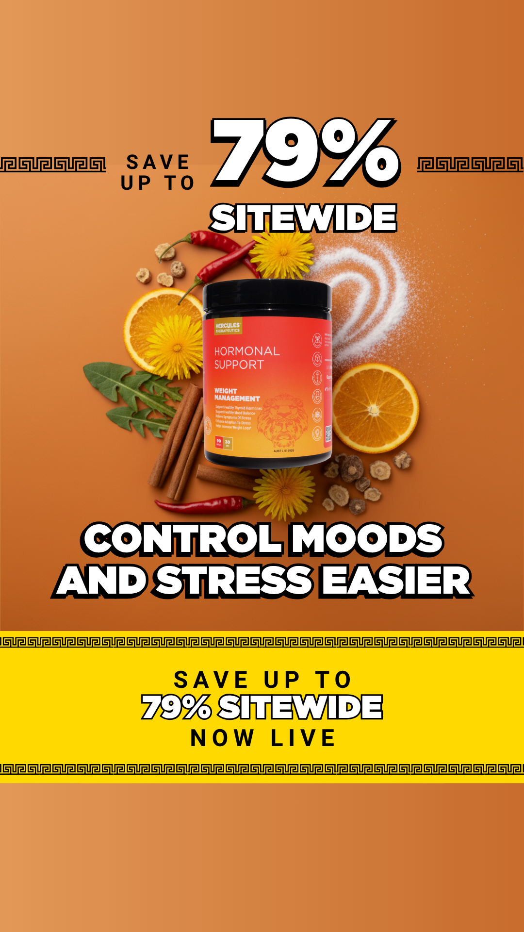Hercules Supplements Aust Facebook ad