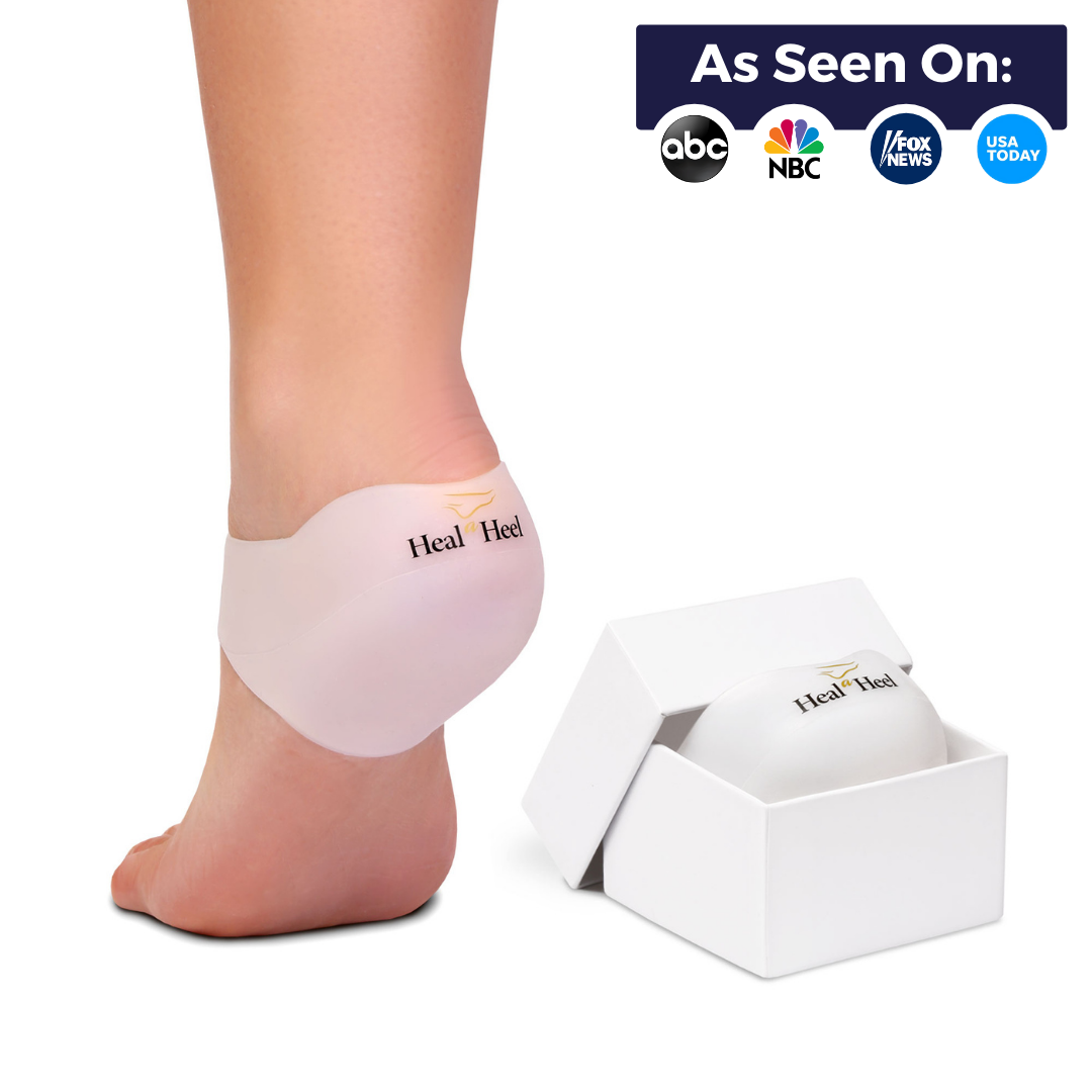 Healaheel Facebook ad: Dry or cracked heels Suck!