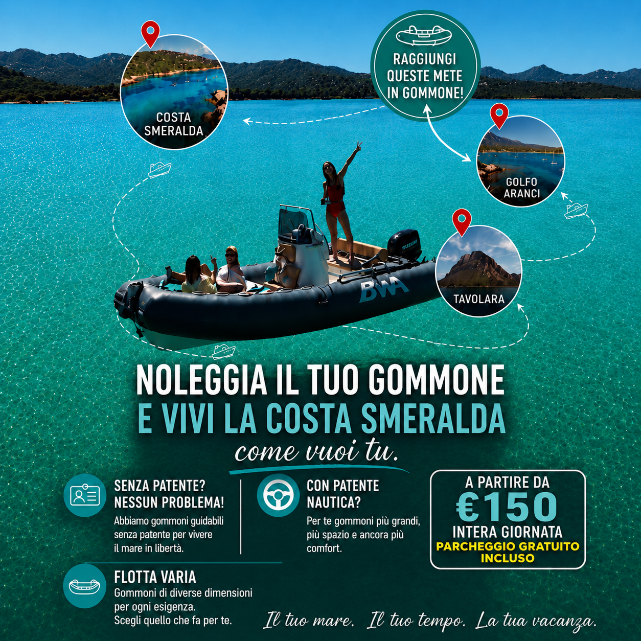 Summer Service Boat Rental Facebook ad