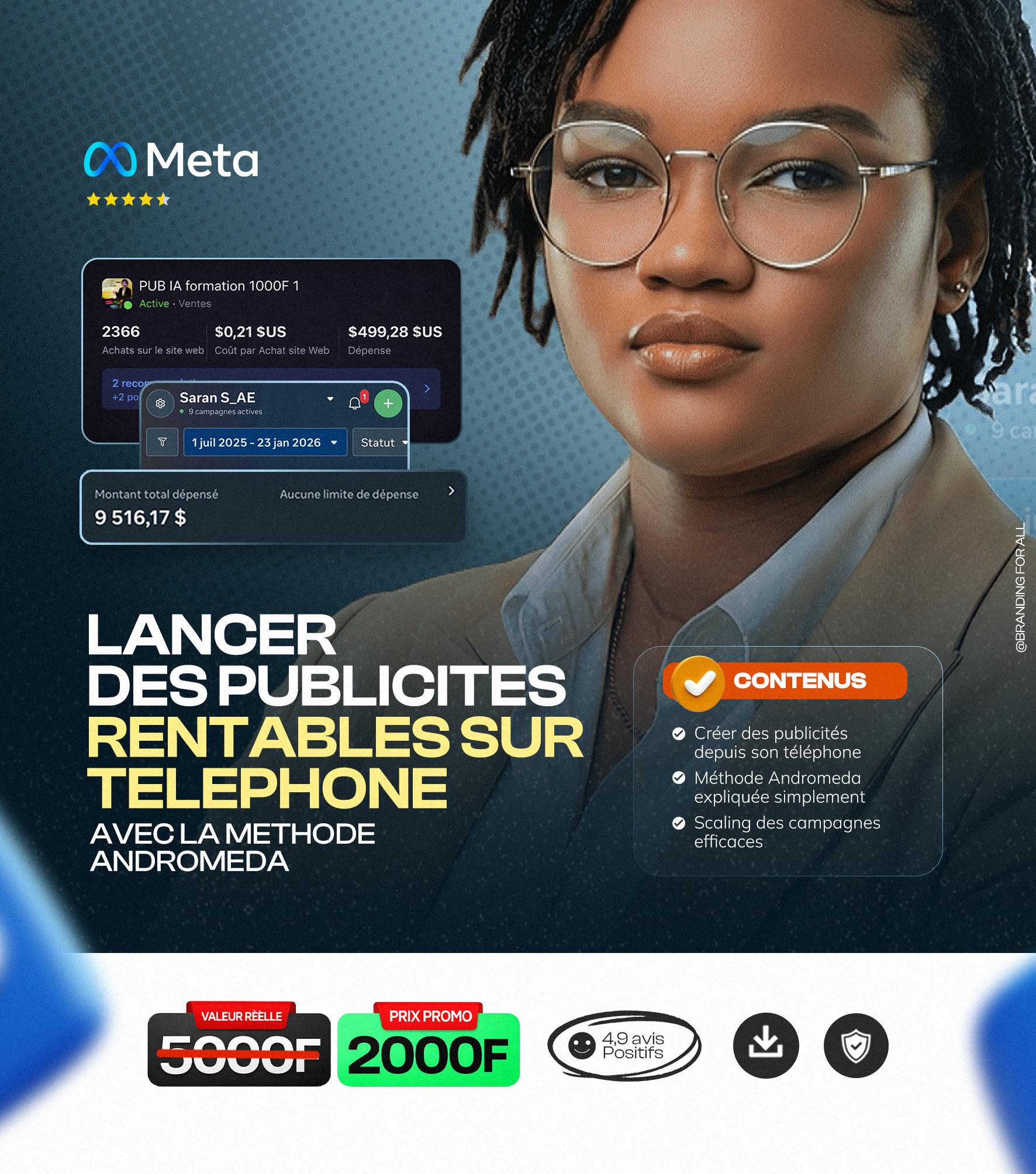 Saran / IA Addict Facebook ad: Lancer des Publicités Rentables sur Téléphone avec la…