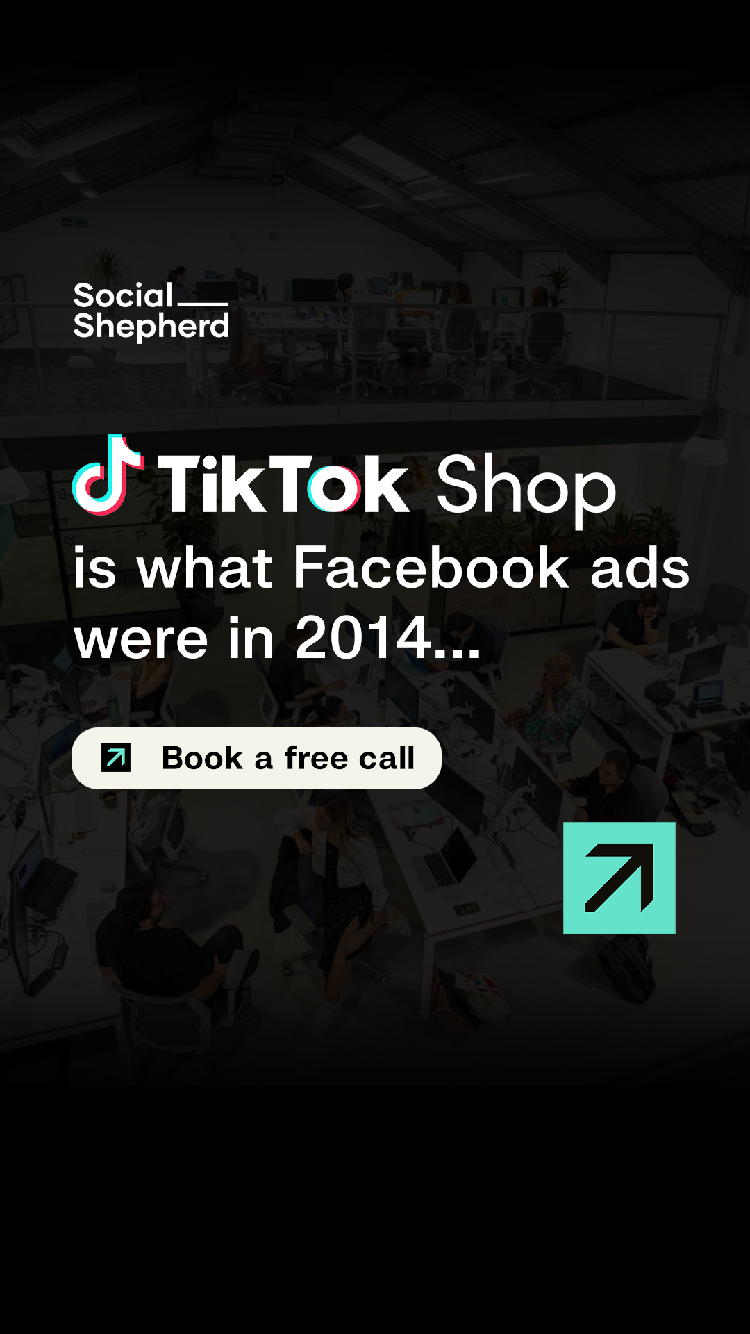 The Social Shepherd Facebook ad from Jul 13, 2026