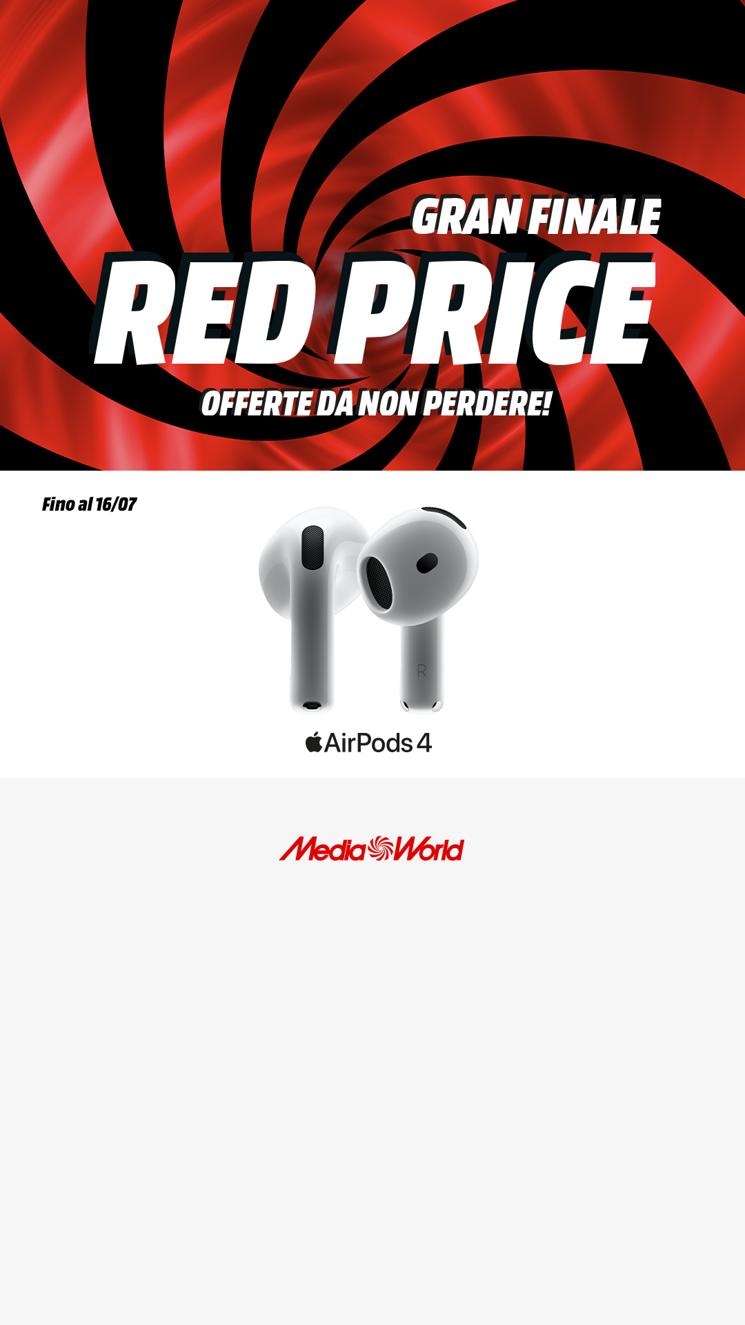 MediaWorld Facebook ad