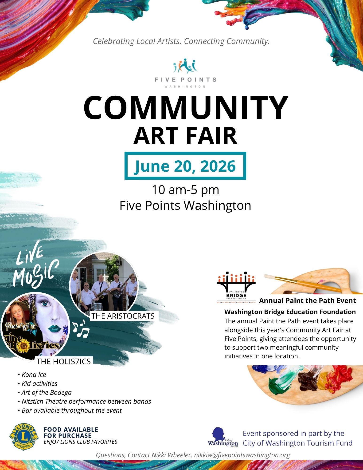Five Points Washington Facebook ad: The Five Points Community Art Fair is shaping…