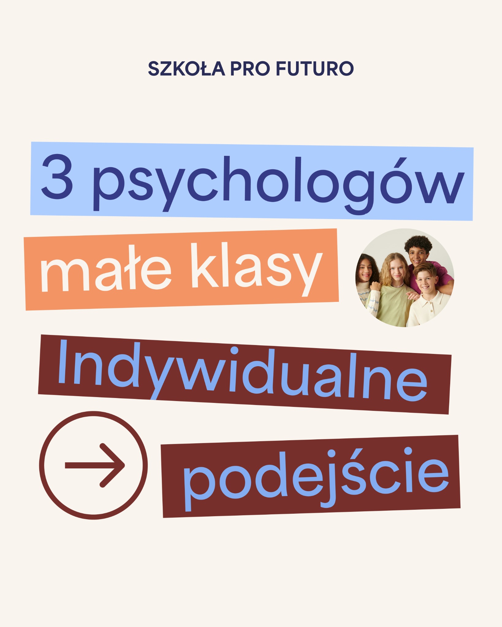 Szkoły Pro Futuro Facebook ad: Szukałam szkoły, gdzie moje dziecko nie będzie tylko…