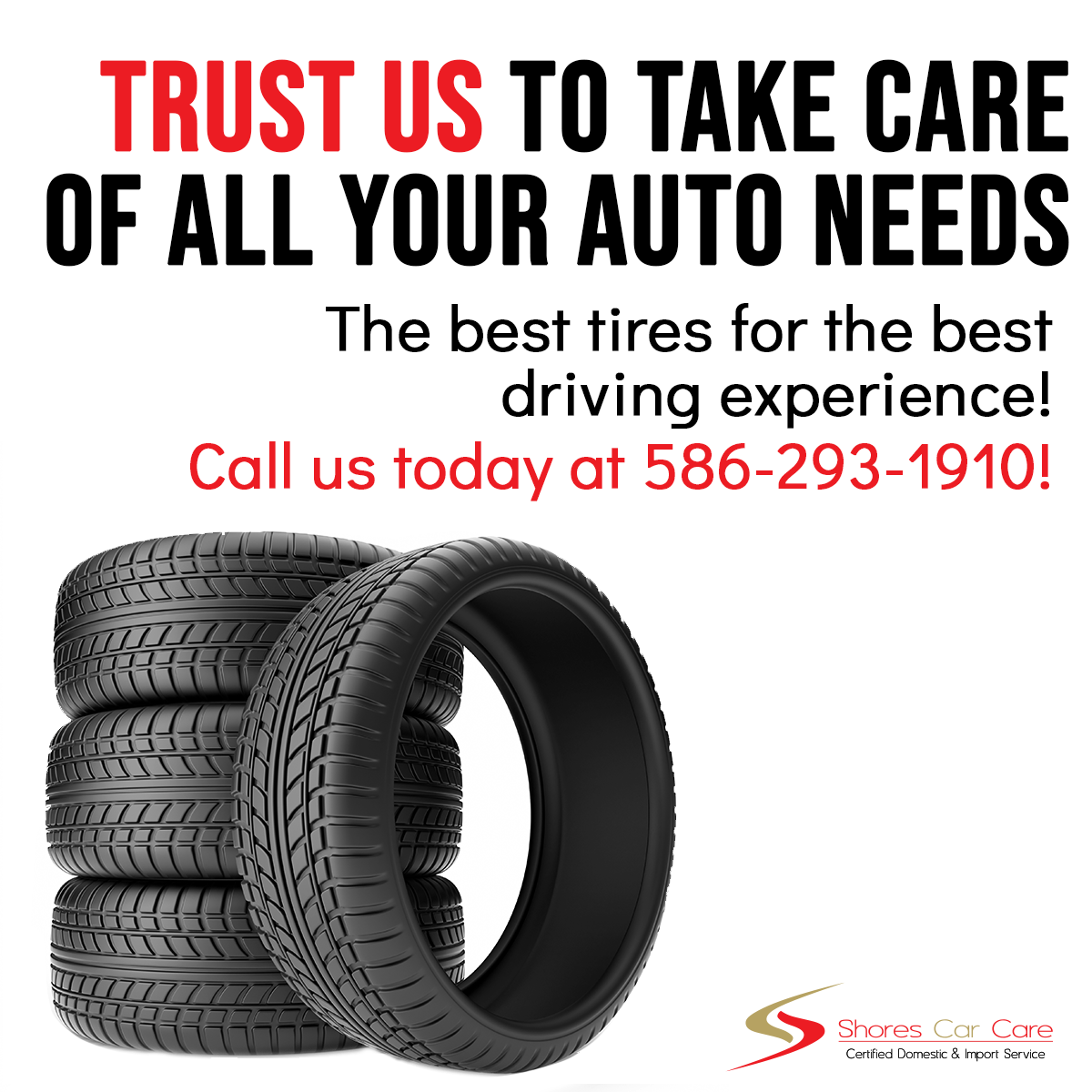 Shores Car Care Facebook ad: St. Clair Shores Auto Repair - Shores Car Care