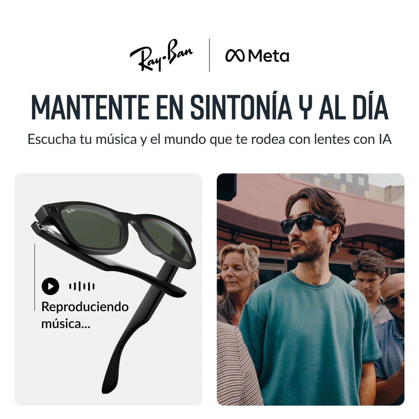 Ray-Ban Meta Facebook ad