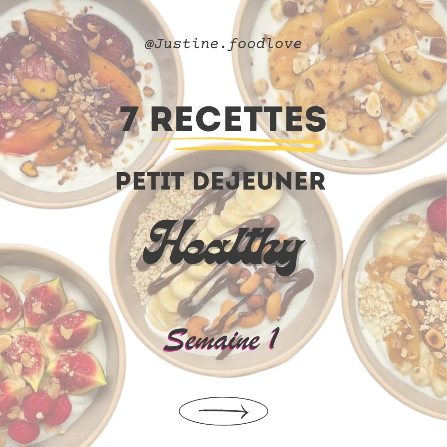justine.foodlove Facebook ad: SEMAINE 1 - MENU DE SECHE