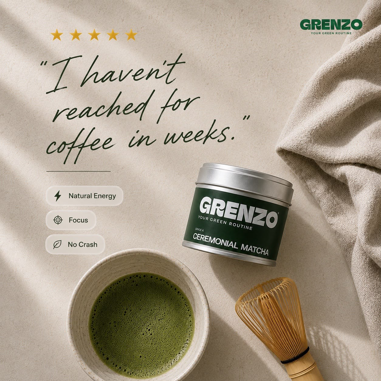 Grenzo Facebook ad: Switch to Clean Energy
