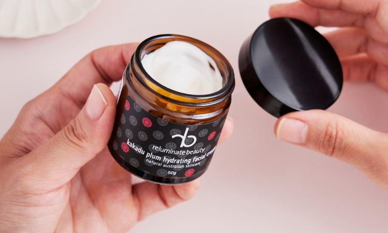 Reluminate beauty Facebook ad