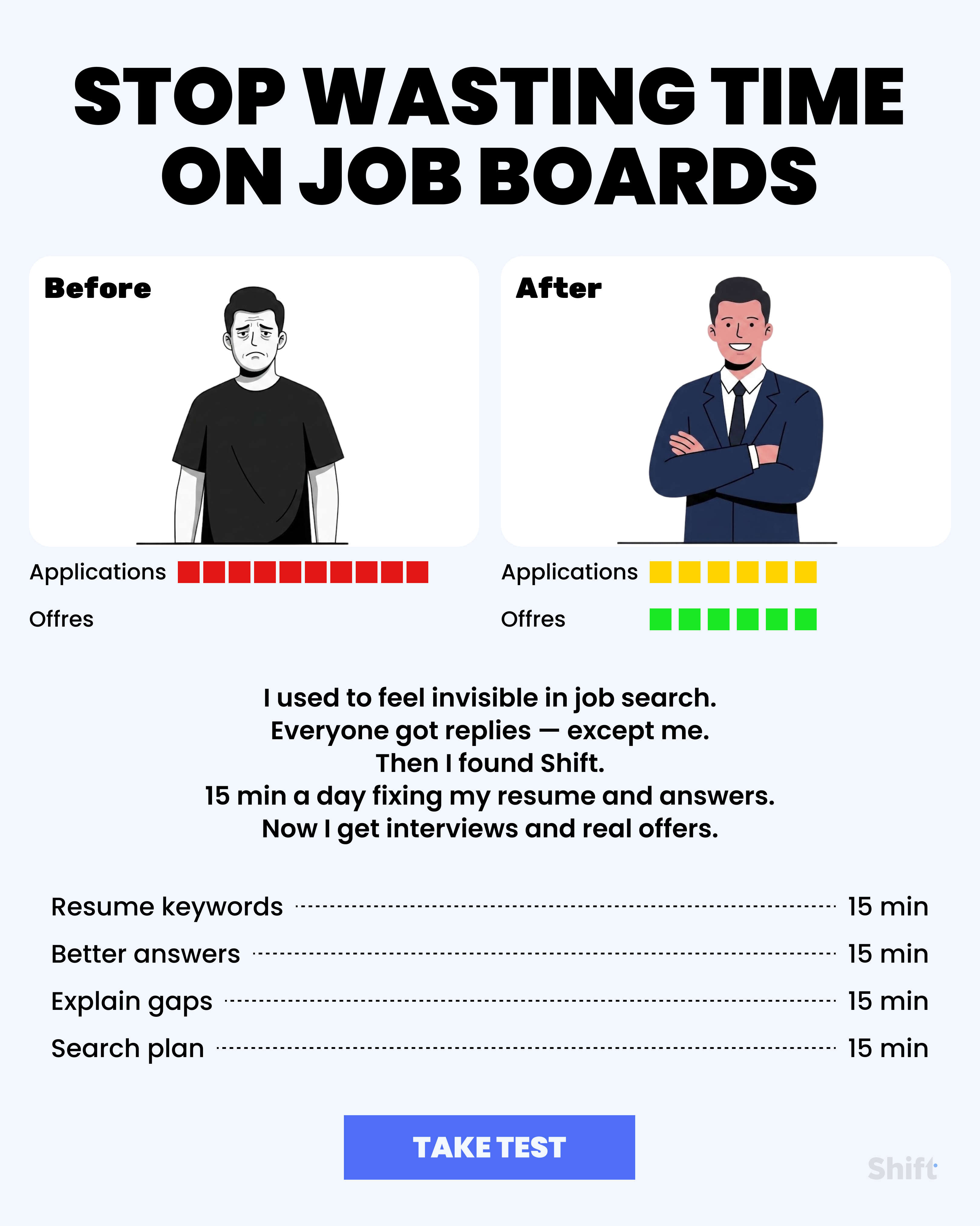Shift - Transform Your Career Facebook ad