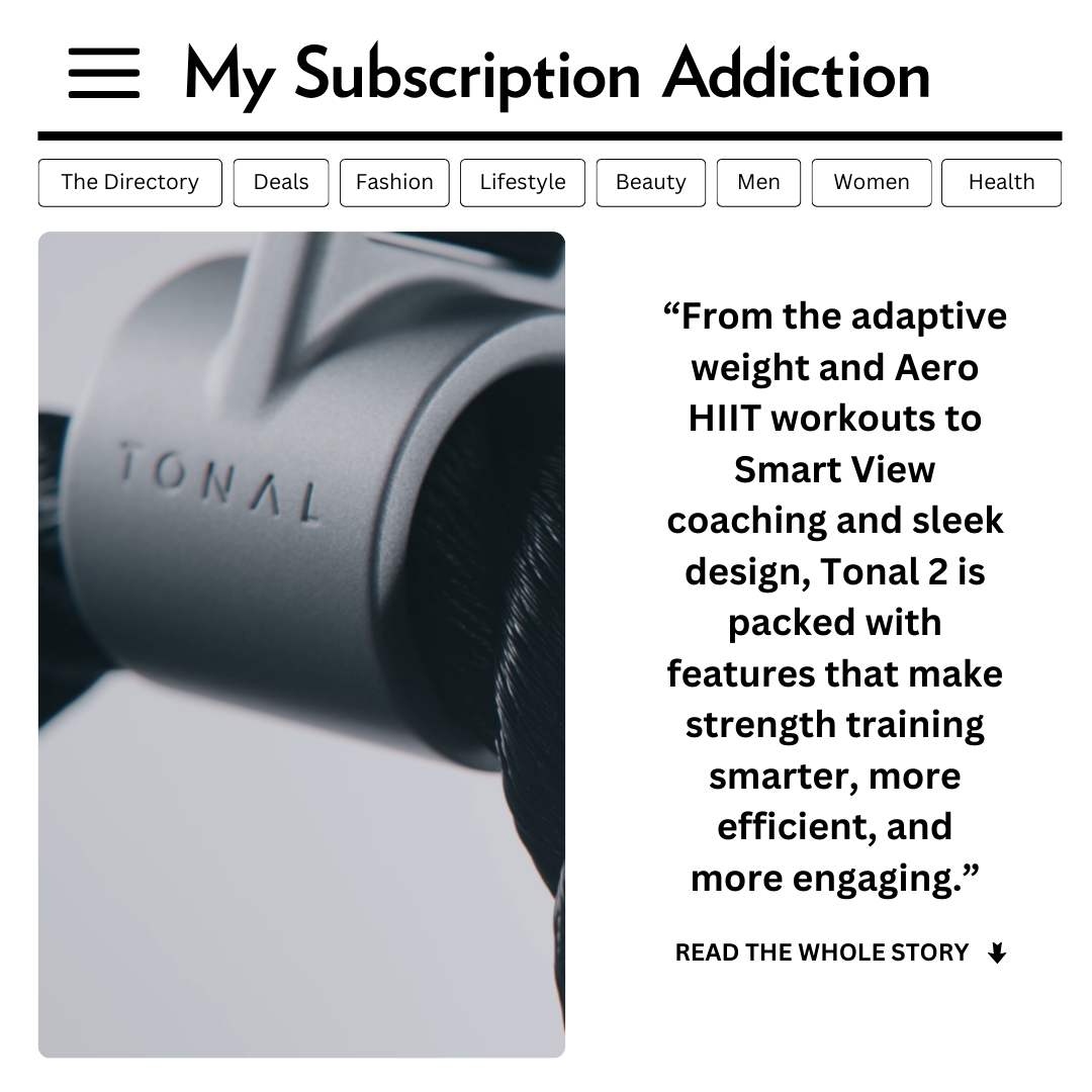 My Subscription Addiction Facebook ad