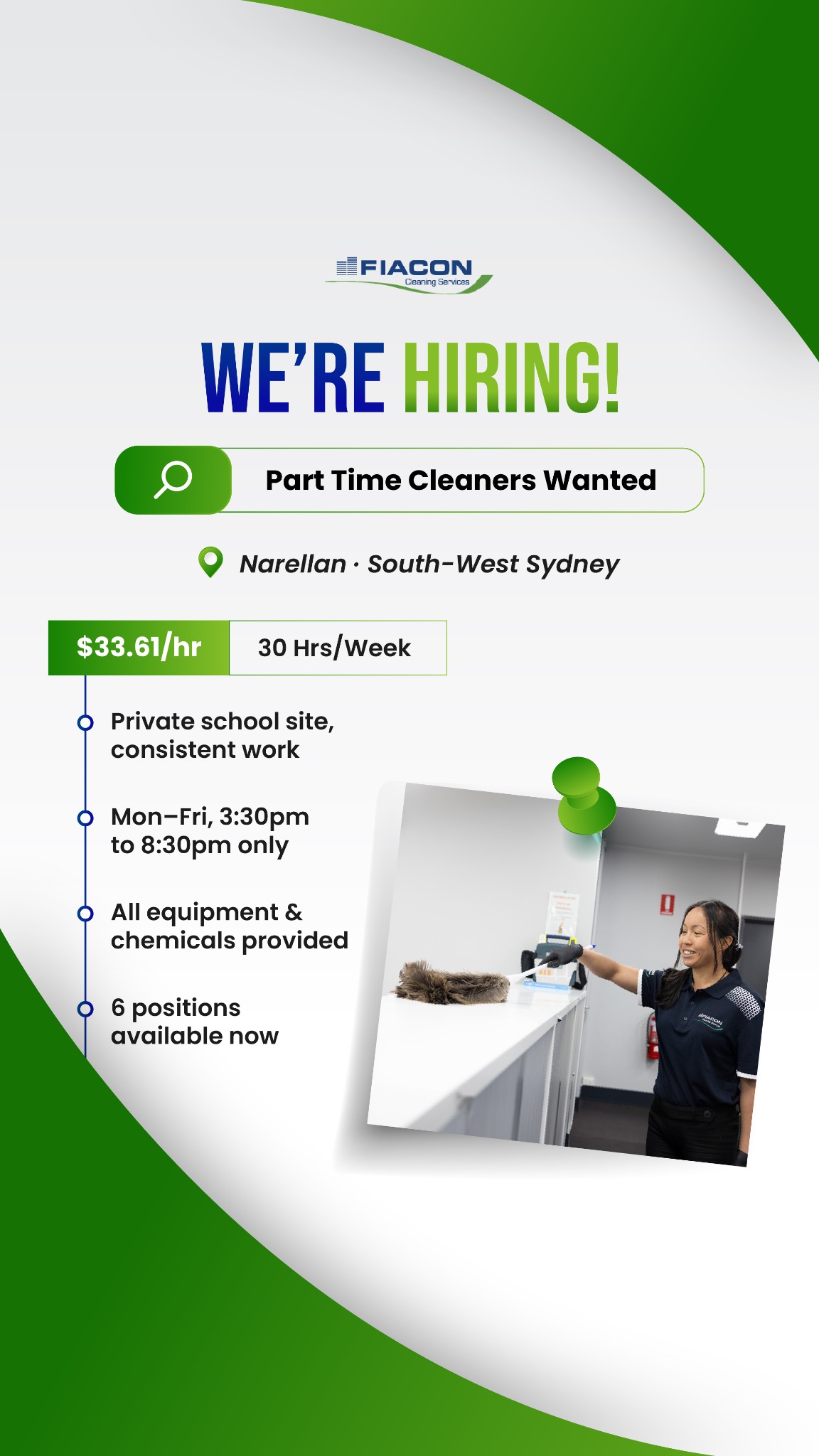 Fiacon Cleaning Services Facebook ad