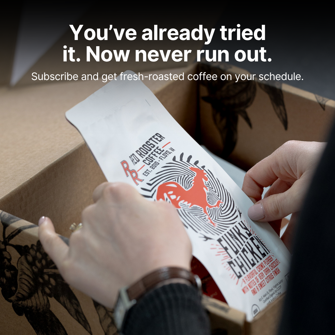 Red Rooster Coffee Roaster Facebook ad