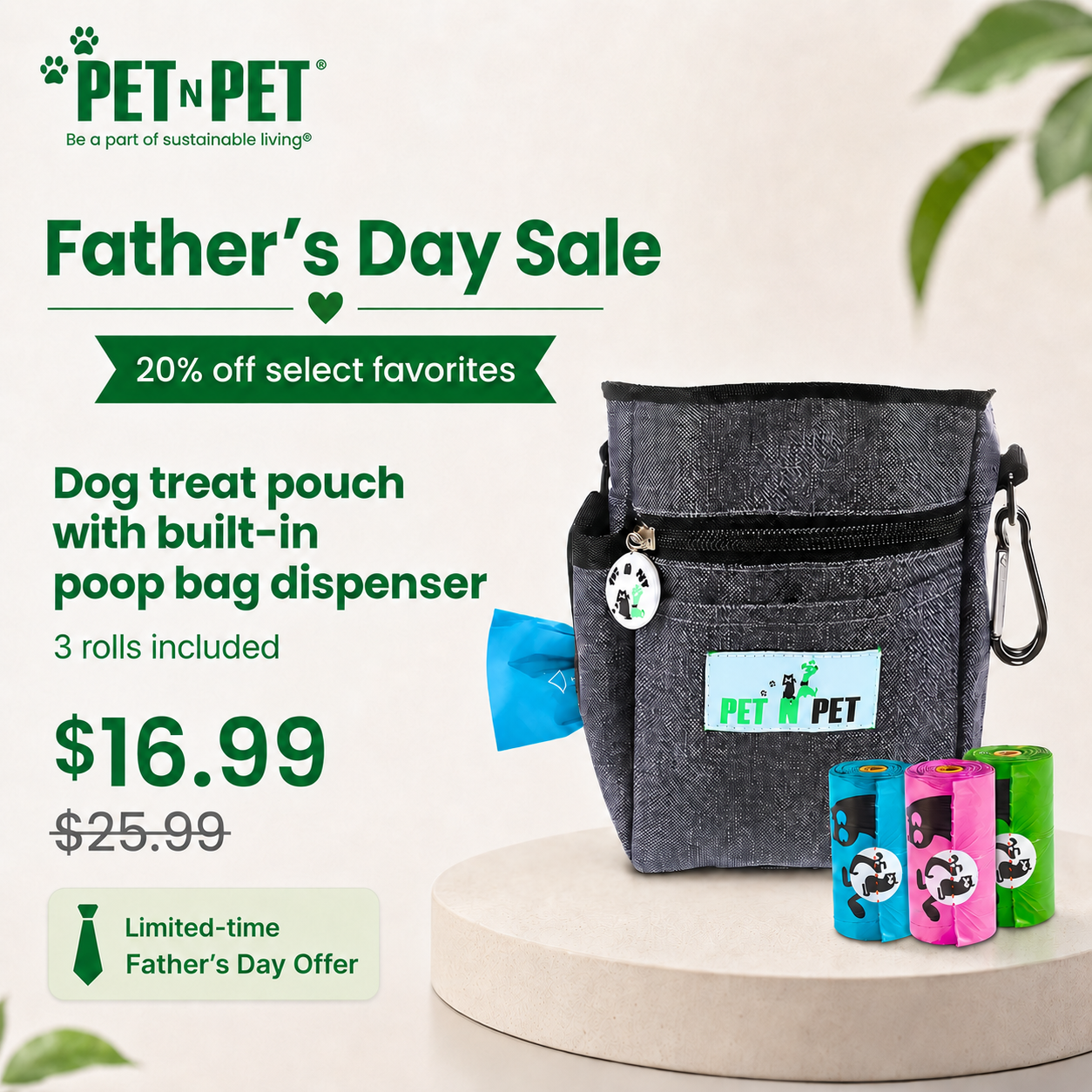 PET N PET Facebook ad: Father’s Day Treat Pouch Sale