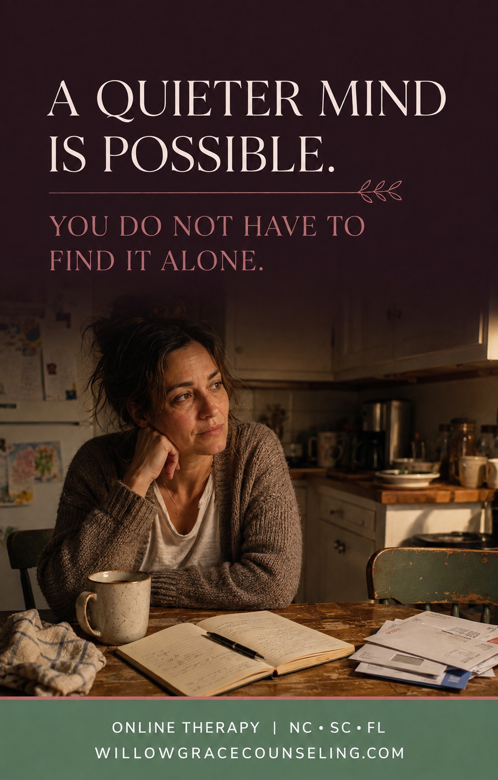 Willow Grace Counseling, PLLC Facebook ad: Willow Grace Counseling, PLLC | Heal and Thrive Today |…
