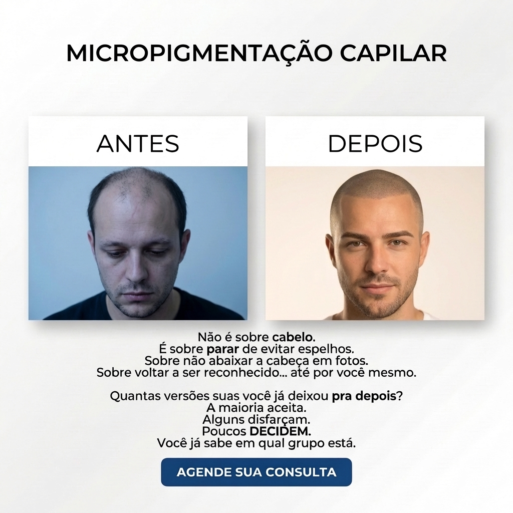 Stúdio Marcos Corrêa Facebook ad: Não é sobre cabelo. É sobre você.