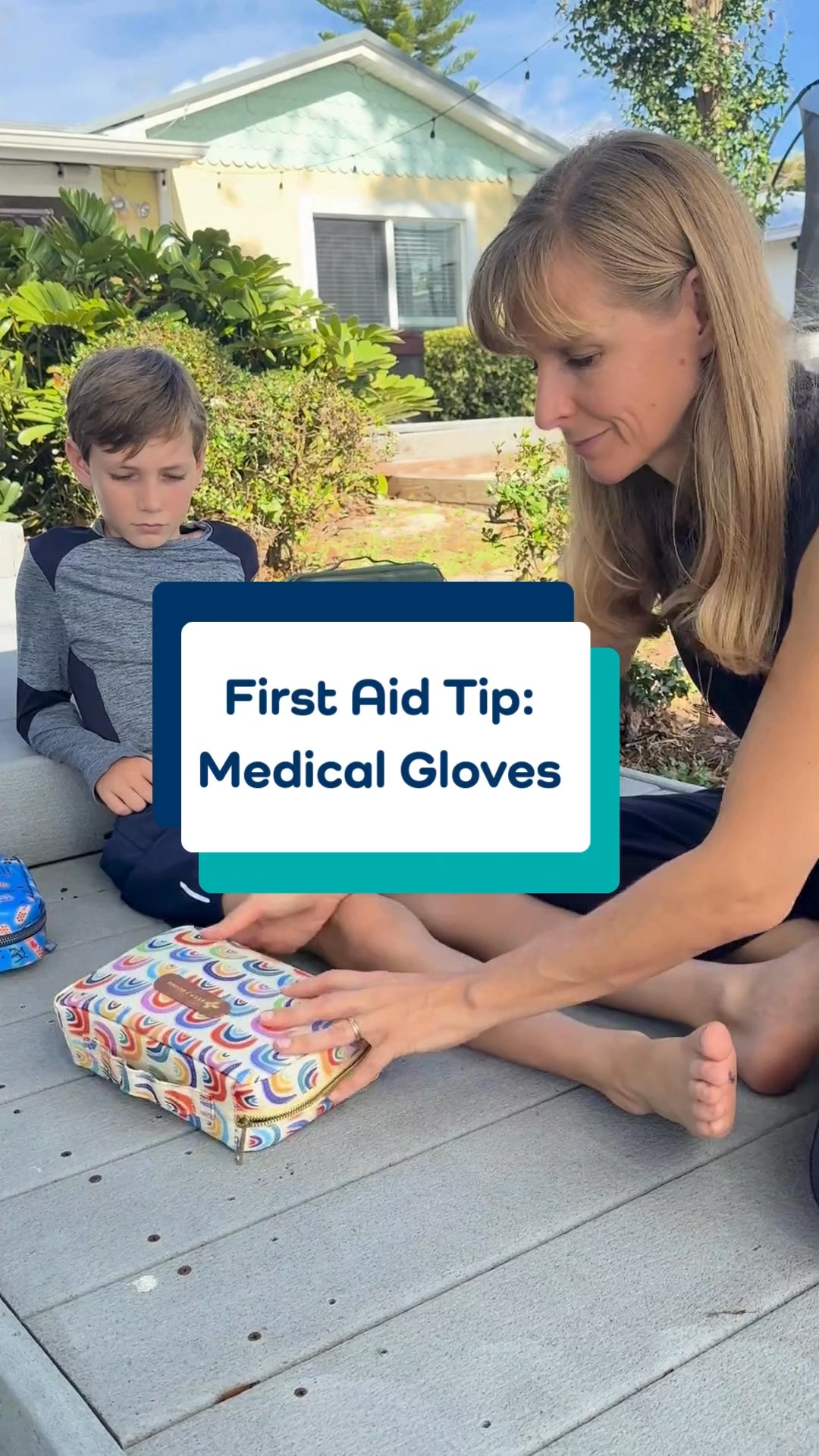 KeepGoing First Aid Facebook ad: First Aid Tip #7: Gloves