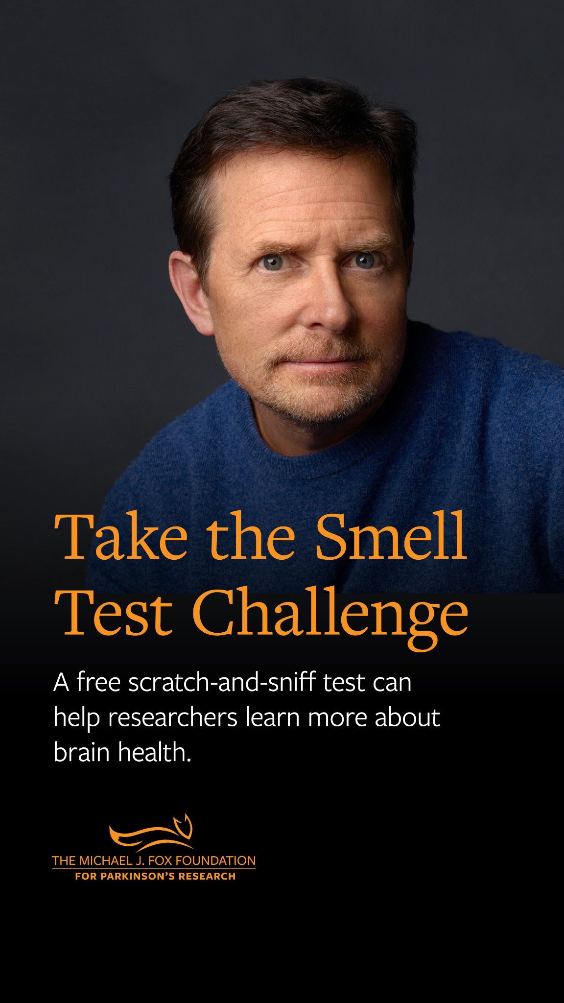 The Michael J. Fox Foundation for Parkinson's Research Facebook ad