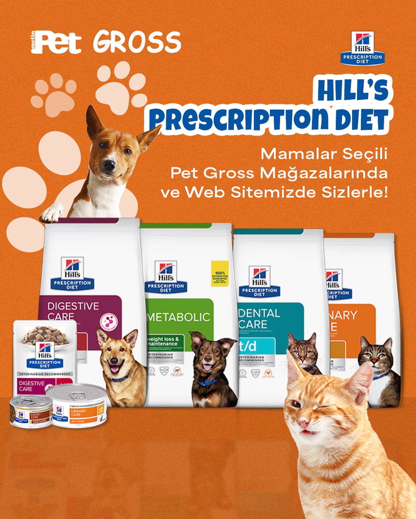 Petgross Facebook ad: Hill's Prescription Diet Ürünleri Petgross'ta