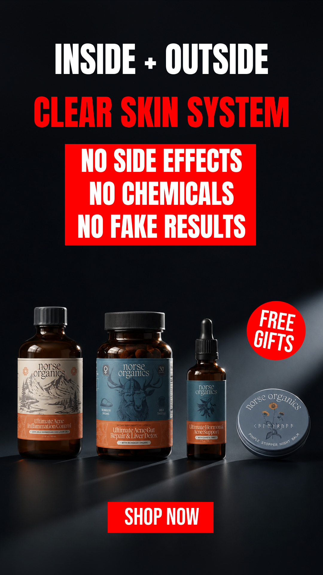 Norse Organics Facebook ad