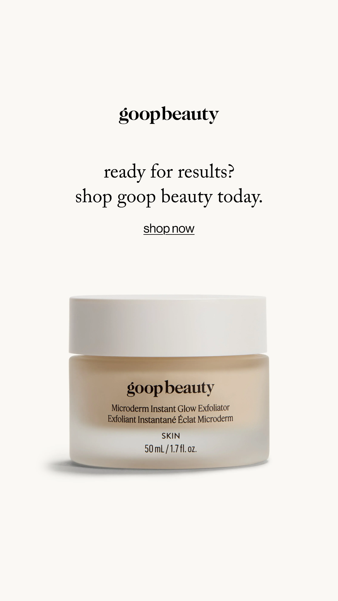goop Facebook ad