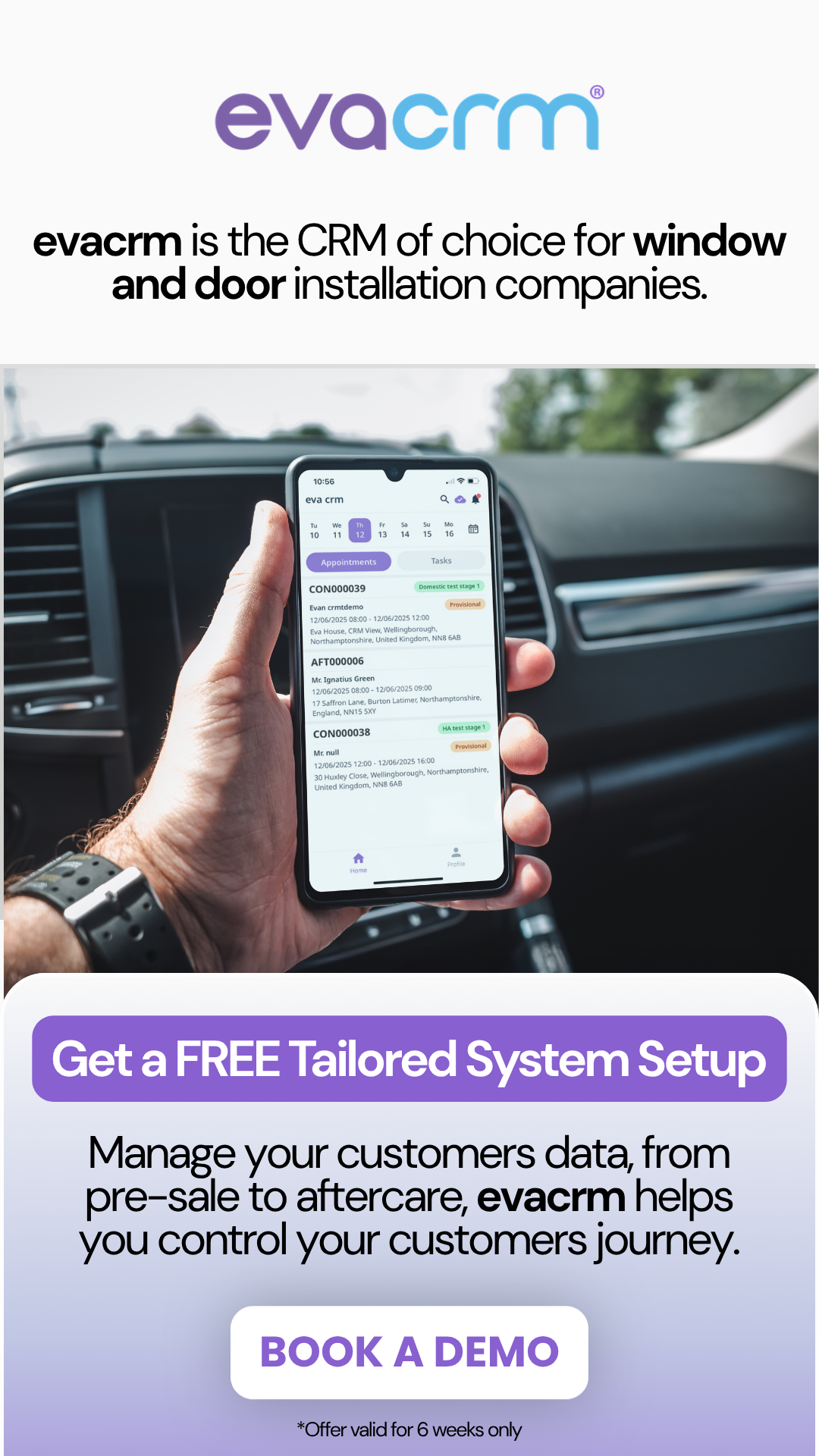 eva crm ltd Facebook ad from May 27, 2026