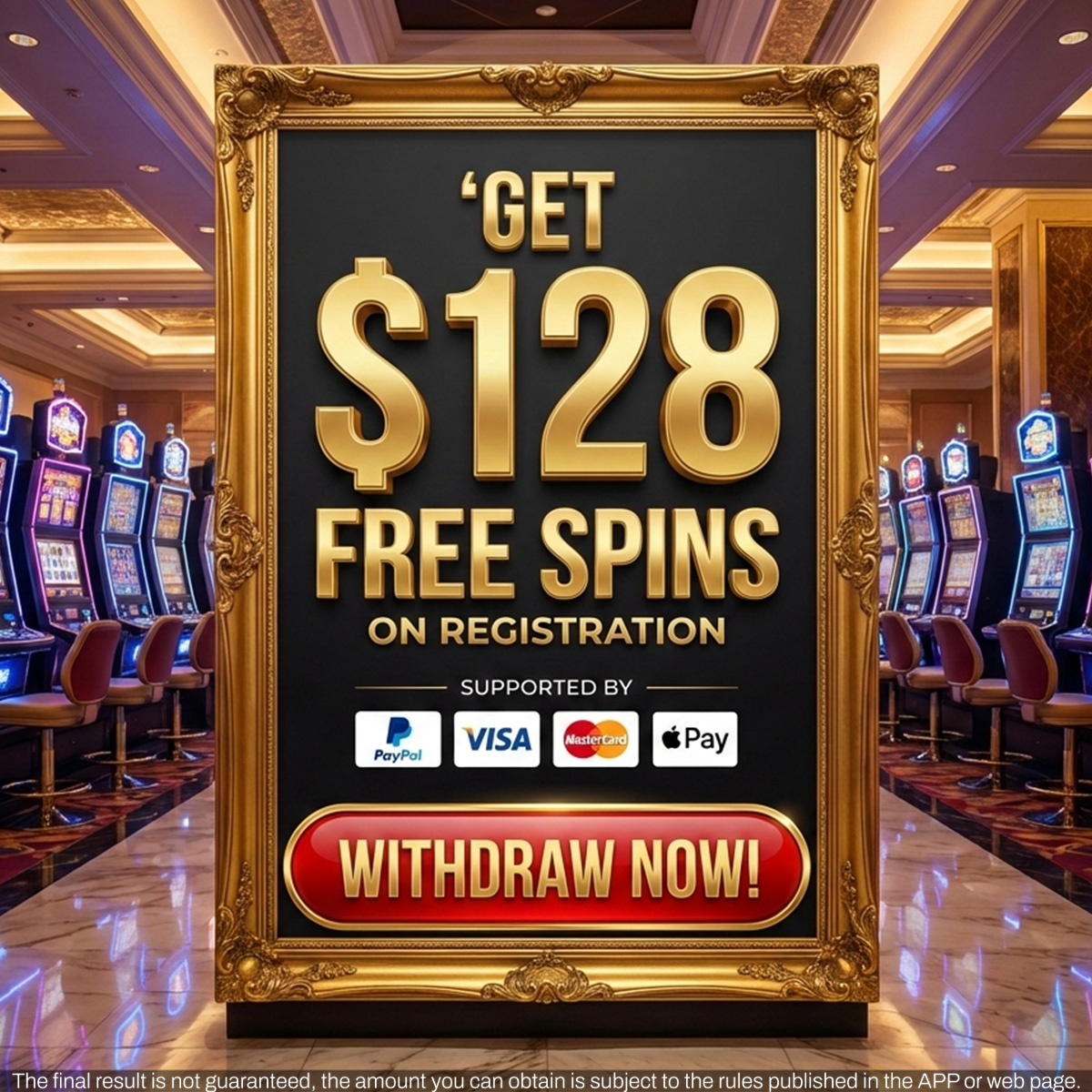 Lucky Duel Facebook ad: Feeling lucky? Spin now & win BIG!