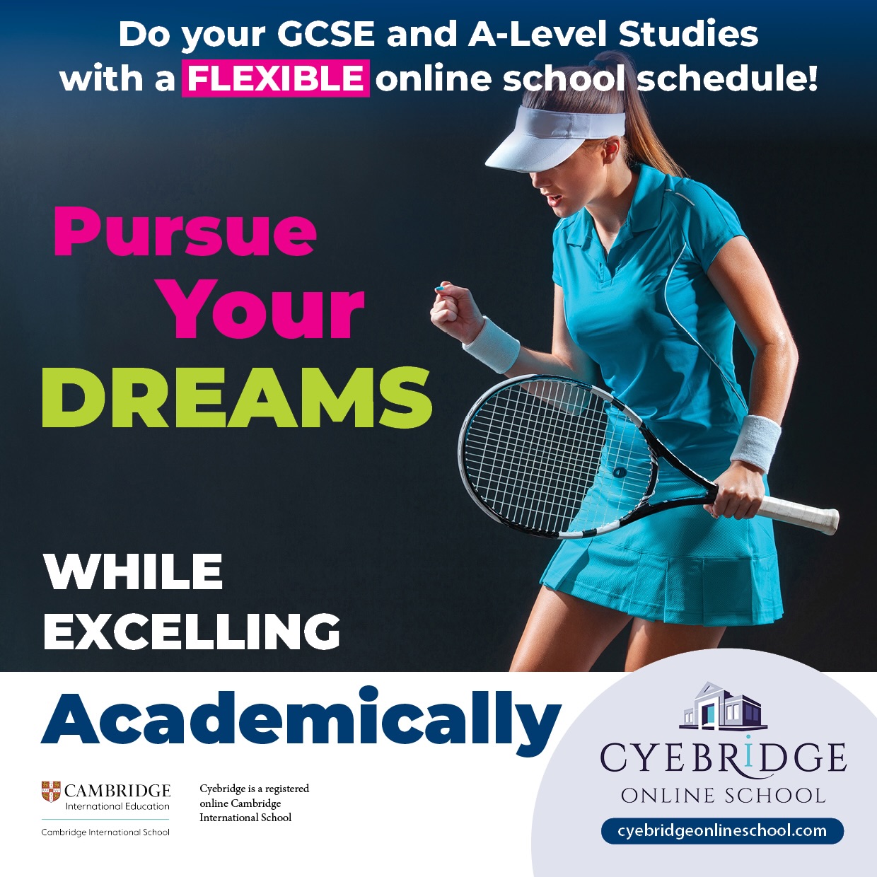 Cyebridge Online School Facebook ad