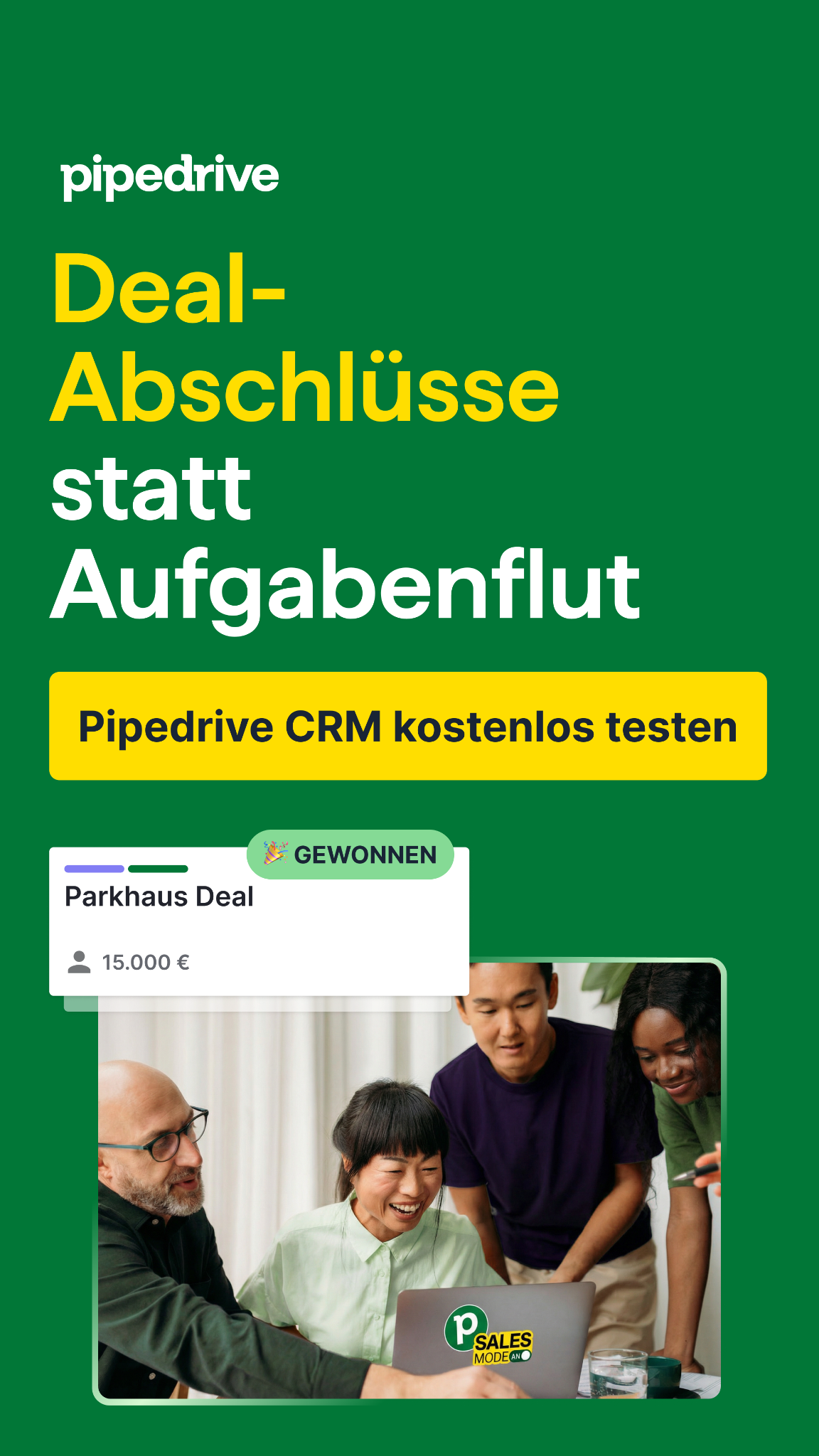 Pipedrive Facebook ad