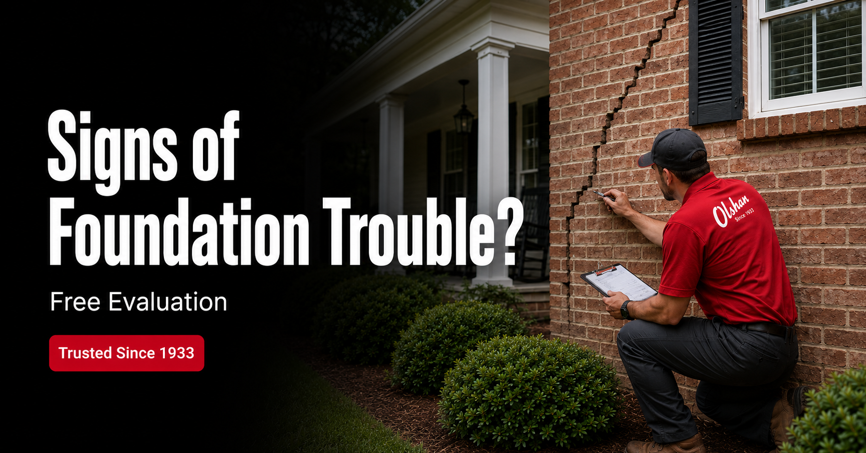 Olshan Foundation Repair Facebook ad