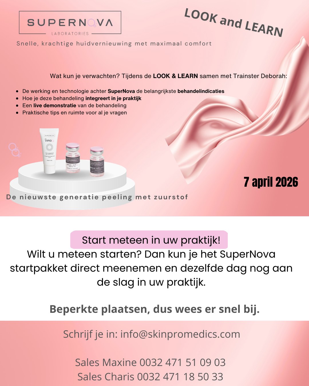 Skinpromedics - Benelux Facebook ad: De perfecte 'glass skin' glow in 10min