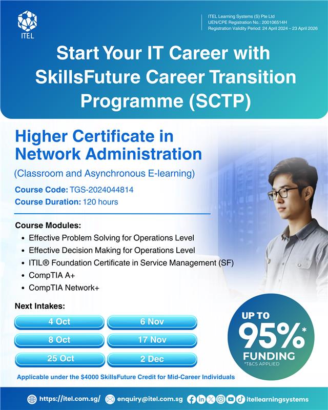 ITEL Learning Systems Facebook ad