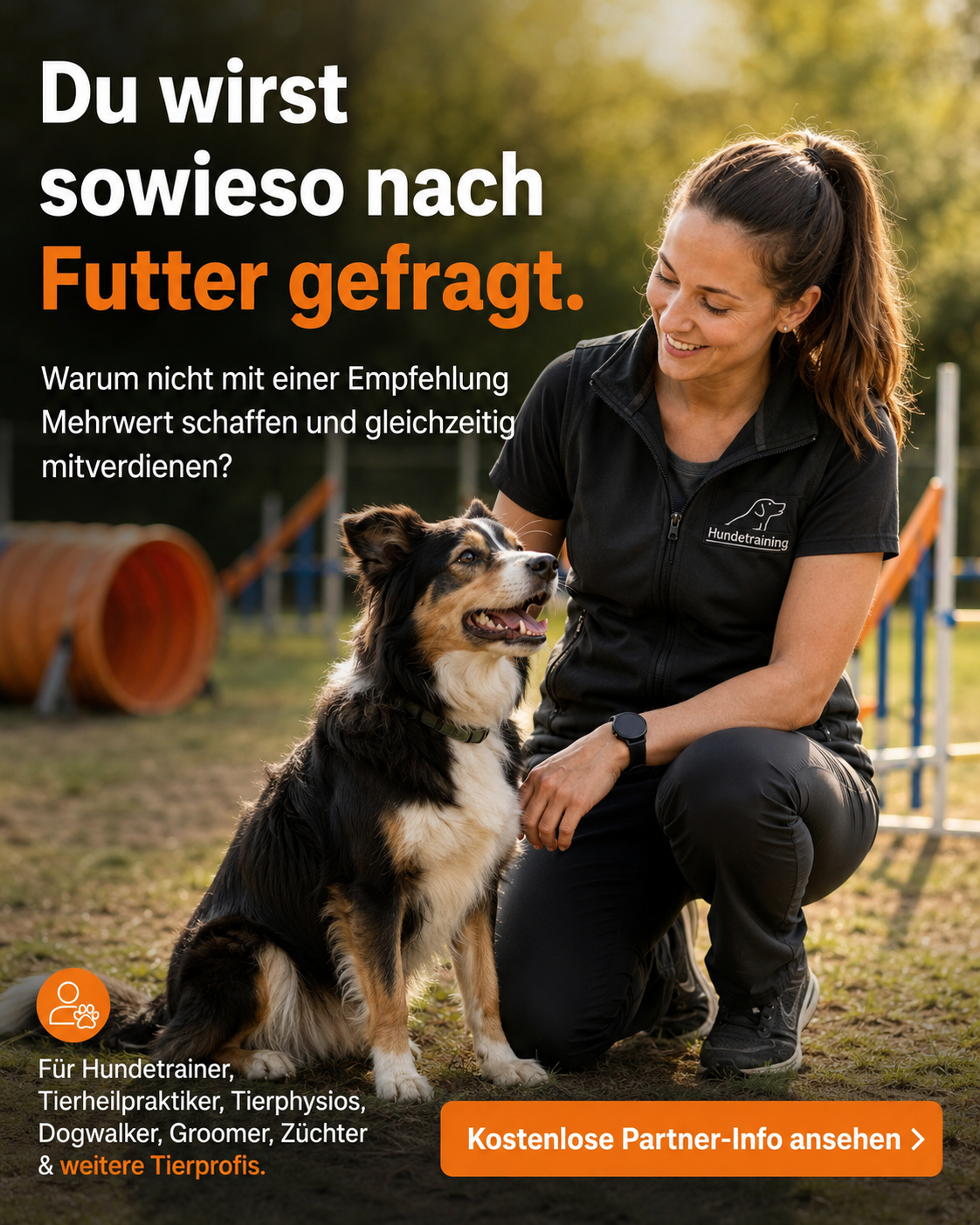 Clemens Eigler Reico Partner Facebook ad: Hundefutter empfehlen & verdienen