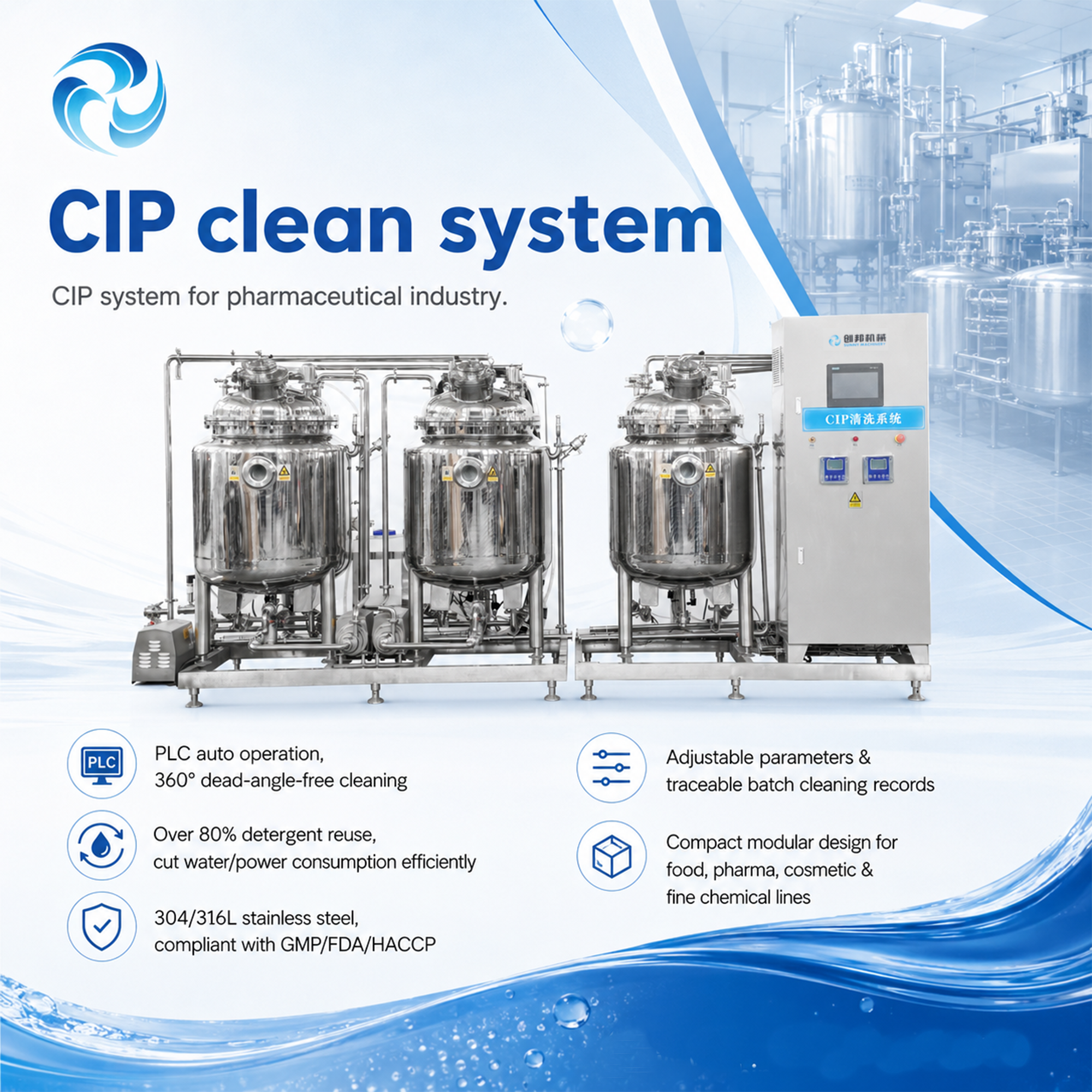 Ruian global machinery co ltd Facebook ad: CIP CLEAN‑IN‑PLACE | MANDATORY EQUIPMENT FOR PHARMA &…