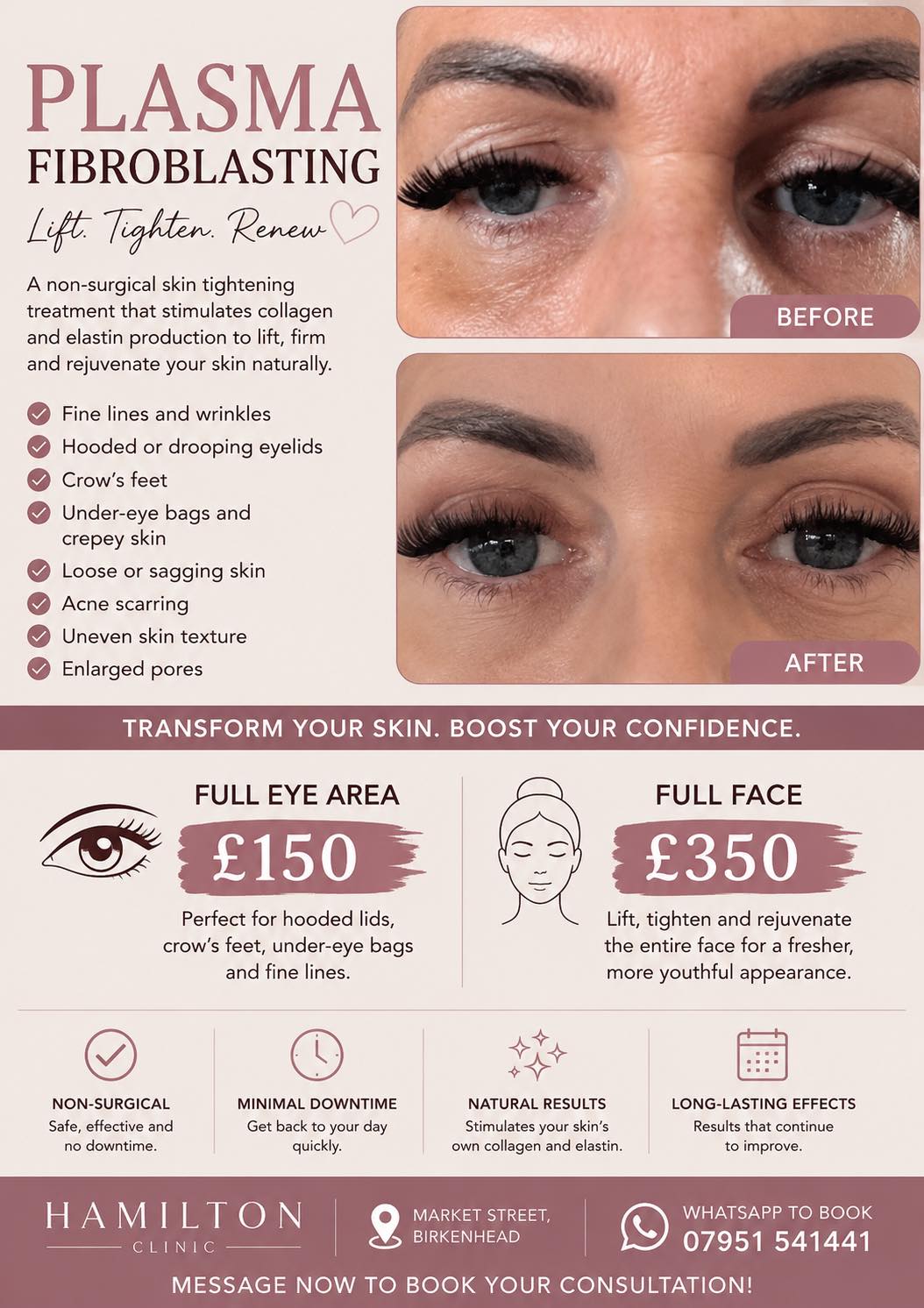 Charlie Louise Semi Permanent Makeup and Beauty Facebook ad