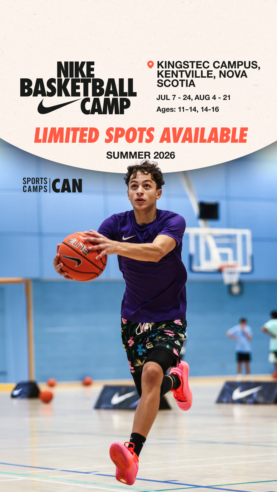 Nike Sports Camps Canada Facebook ad