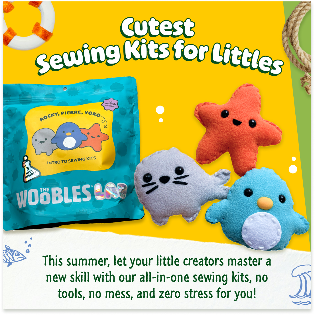 The Woobles LAB Facebook ad: The I did it myself!