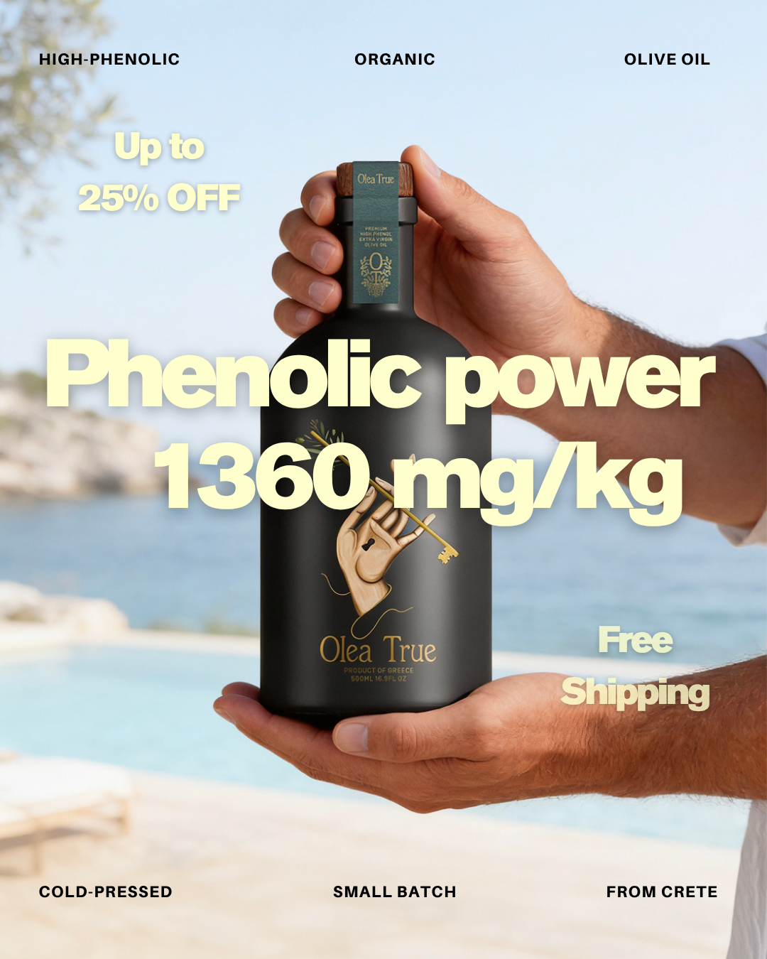 Olea True Facebook ad: 1,360 mg/kg. Here's Why It Matters.