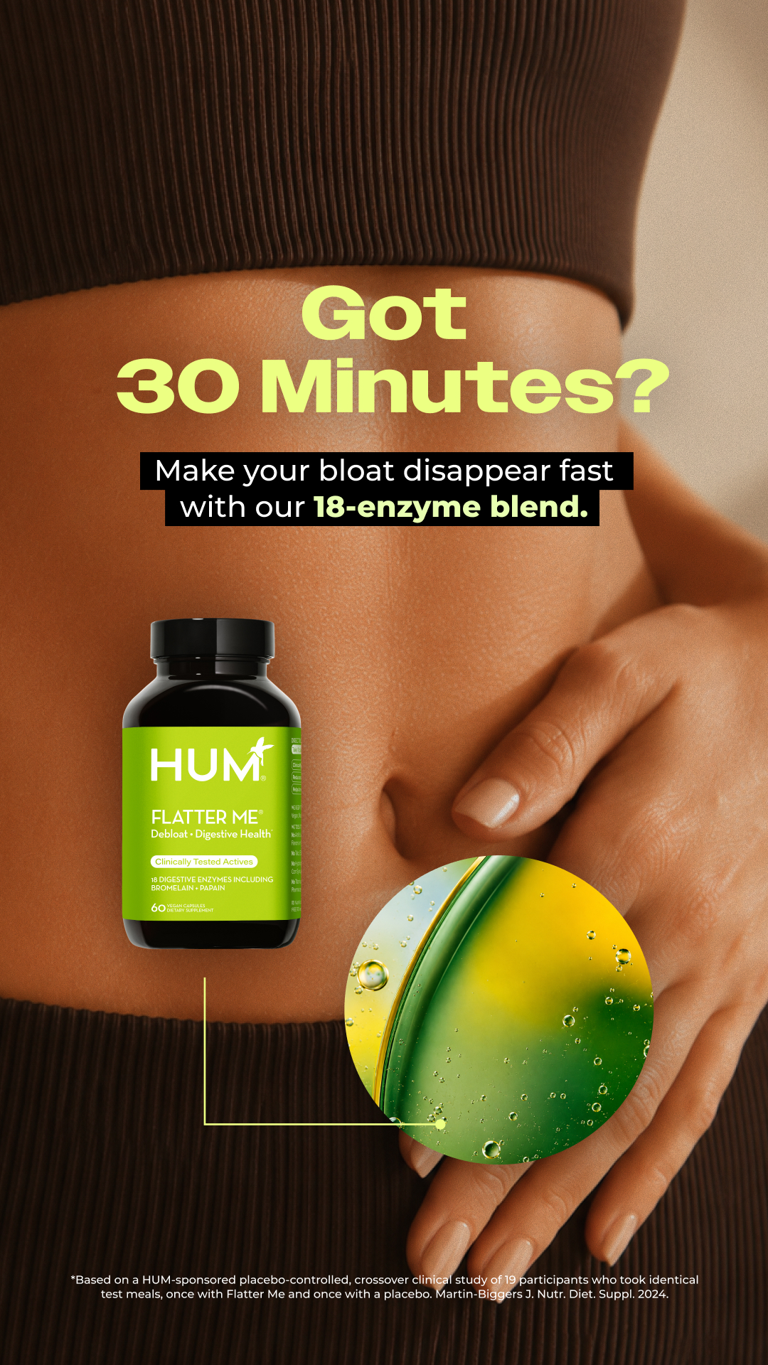 HUM Nutrition Facebook ad