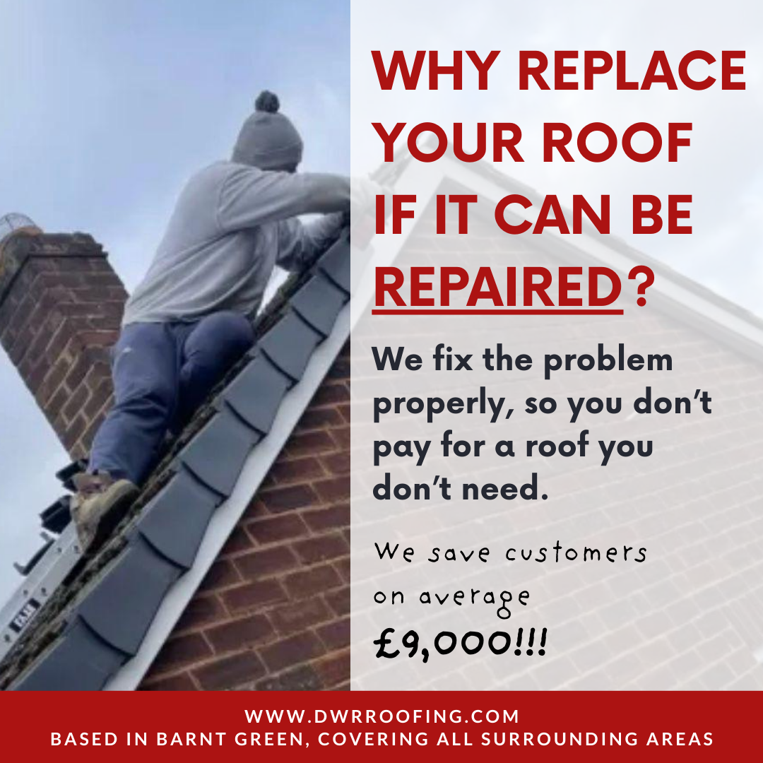 DWR Roof Repair Specialists Facebook ad: Get a FREE quote