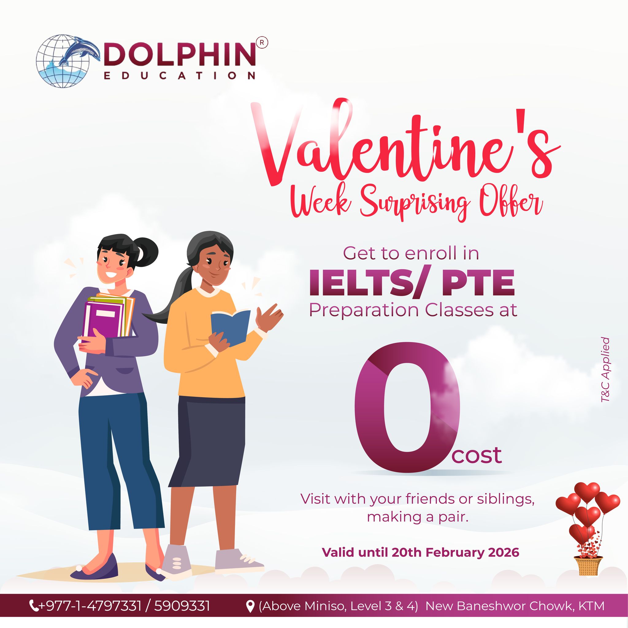 Dolphin Education- New Baneshwor Facebook ad: ๐๐๐ฅ๐๐๐ซ๐๐ญ๐ ๐๐๐ฅ๐๐ง๐ญ๐ข๐ง๐โ๐ฌ ๐๐๐๐ค ๐ฐ๐ข๐ญ๐กโฆ