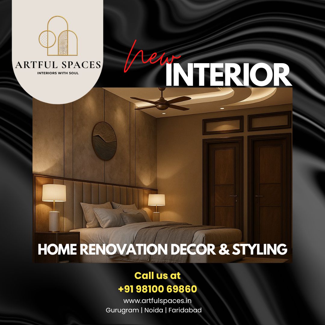 Artful spaces Facebook ad: Create a home that screams sophistication.