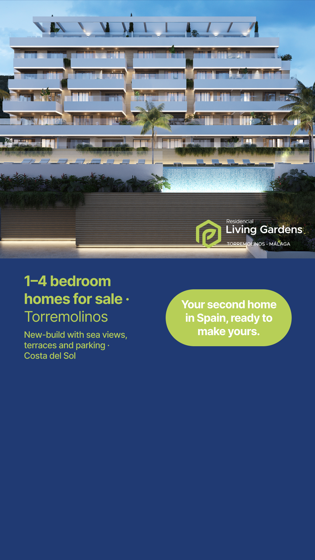 Impact Homes - Torremolinos Facebook ad from Jul 14, 2026