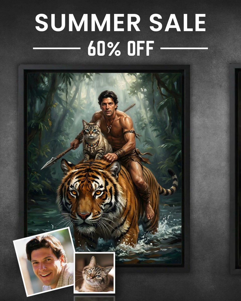 Turn Me Royal Facebook ad: The eternal portrait of your family's love