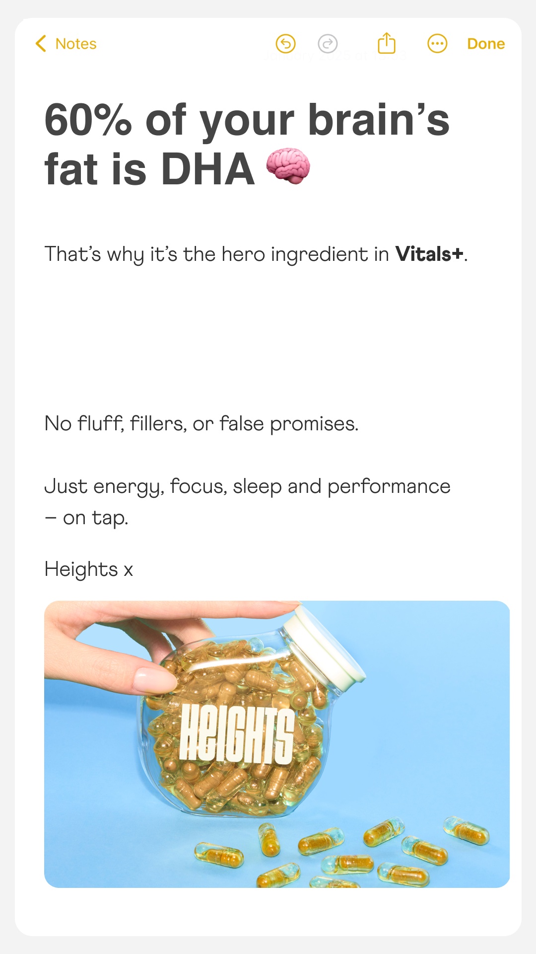 Your Heights Facebook ad: Everything you need, nothing you don’t