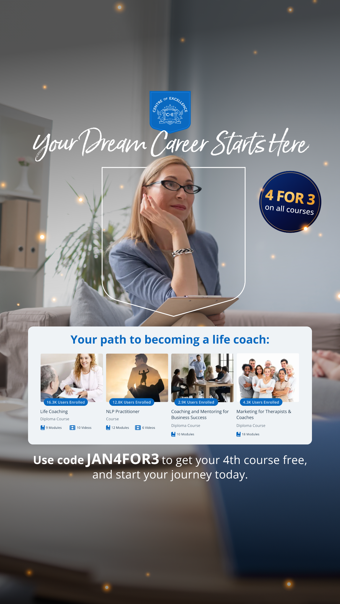 Centre of Excellence Facebook ad